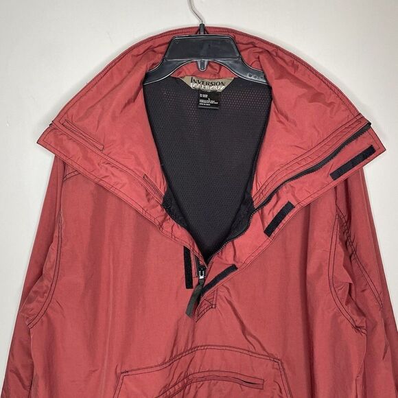 INVERSION Jacket Mens Large Red 1/2-Zip Lined Ski Snowboard Softshell Nylon - Picture 5 of 11
